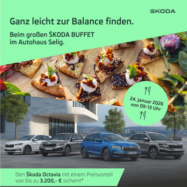 Das große Skoda Buffet 2026